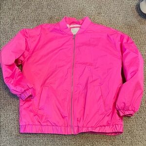 A New Day Target Neon Pink Satin Bomber